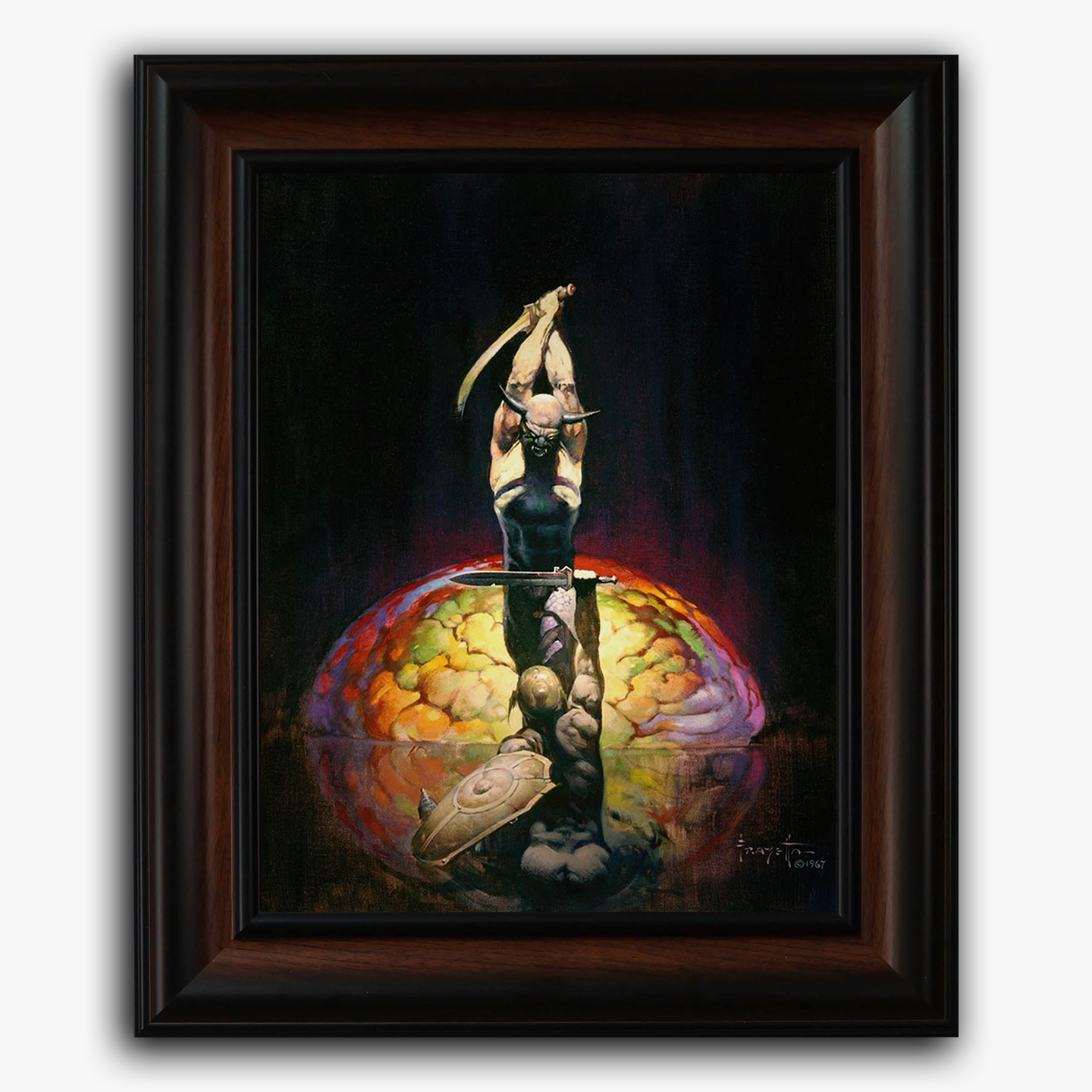 Premium The Brain Fine Art Print - High Quality Wall Decor for Home, Office & Gifts | Perfect for Living Room, Bedroom & Study Spaces