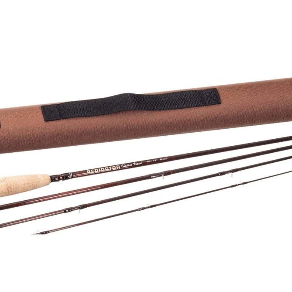 Redington Lightweight 4-Piece Classic Trout Fly Fishing Rod - 2 Pack (Red) | Perfect for Stream & River Trout Fishing | Durable Travel Rod for Anglers