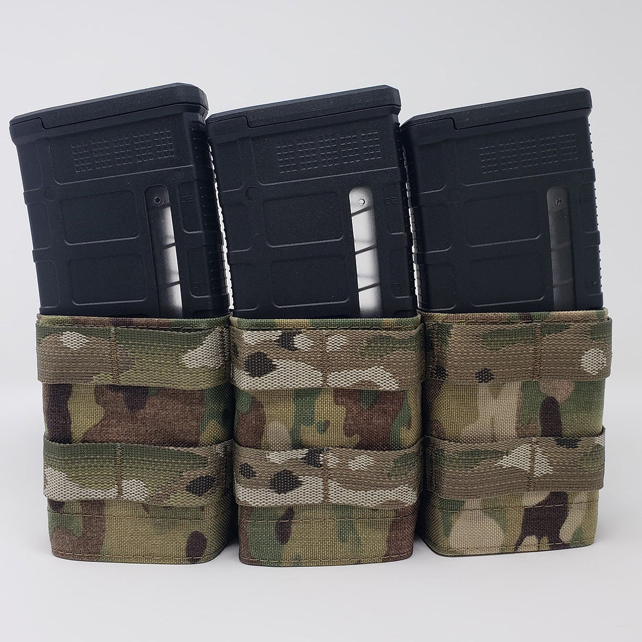 Esstac 7.62 Triple Midlength Daeodon Front Panel with Front Webbing - Tactical Molle Panel for Rifle Magazines | Perfect for Military, Hunting & Airsoft Gear Organization