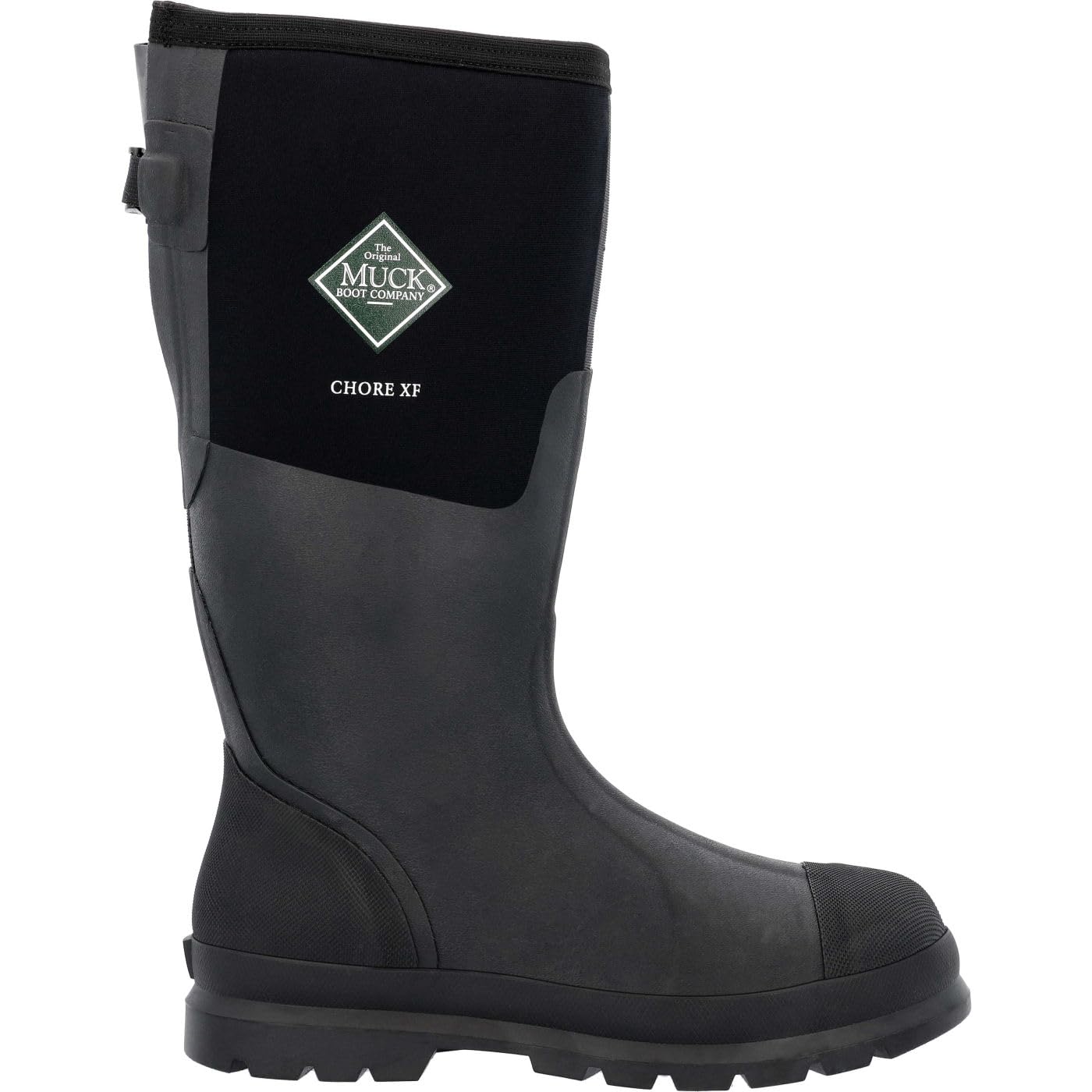 MUCK Men's Chore Wide Calf Rain Boots - Waterproof Rubber Work Boots for Outdoor, Farming, Gardening & Heavy Duty Use