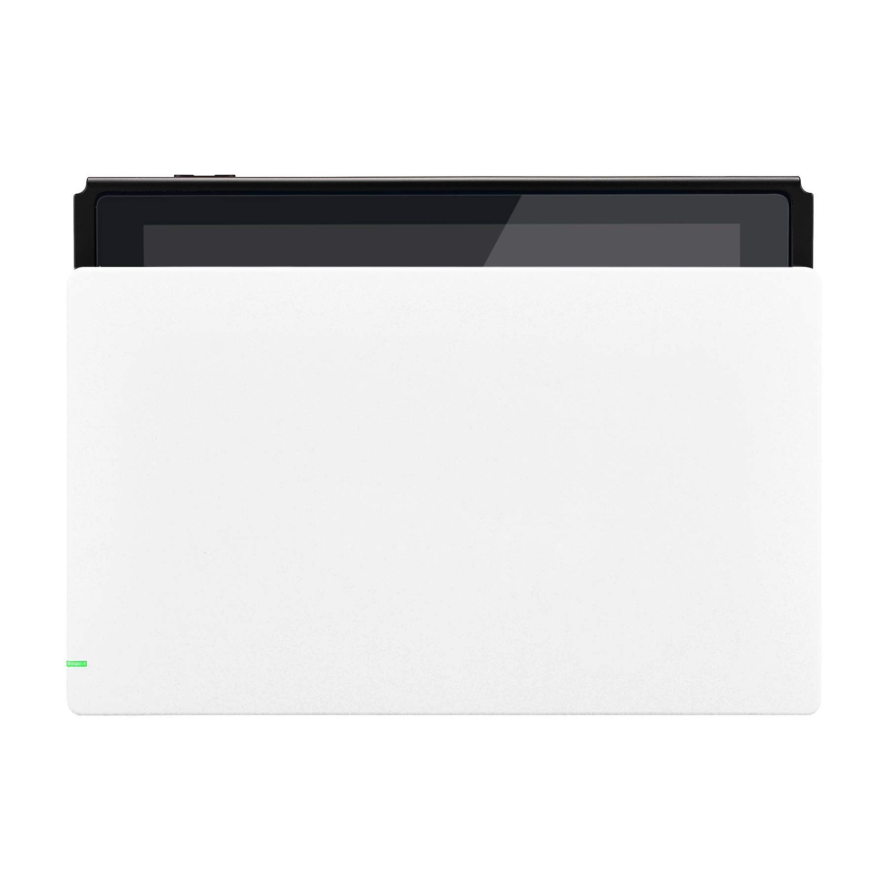eXtremeRate Soft Touch White Joycon Housing Shell with Full Button Set for Nintendo Switch - D-Pad Version | Replacement Faceplate for Switch Dock (Dock Not Included) | Perfect for Gaming, DIY Mods & Controller Customization