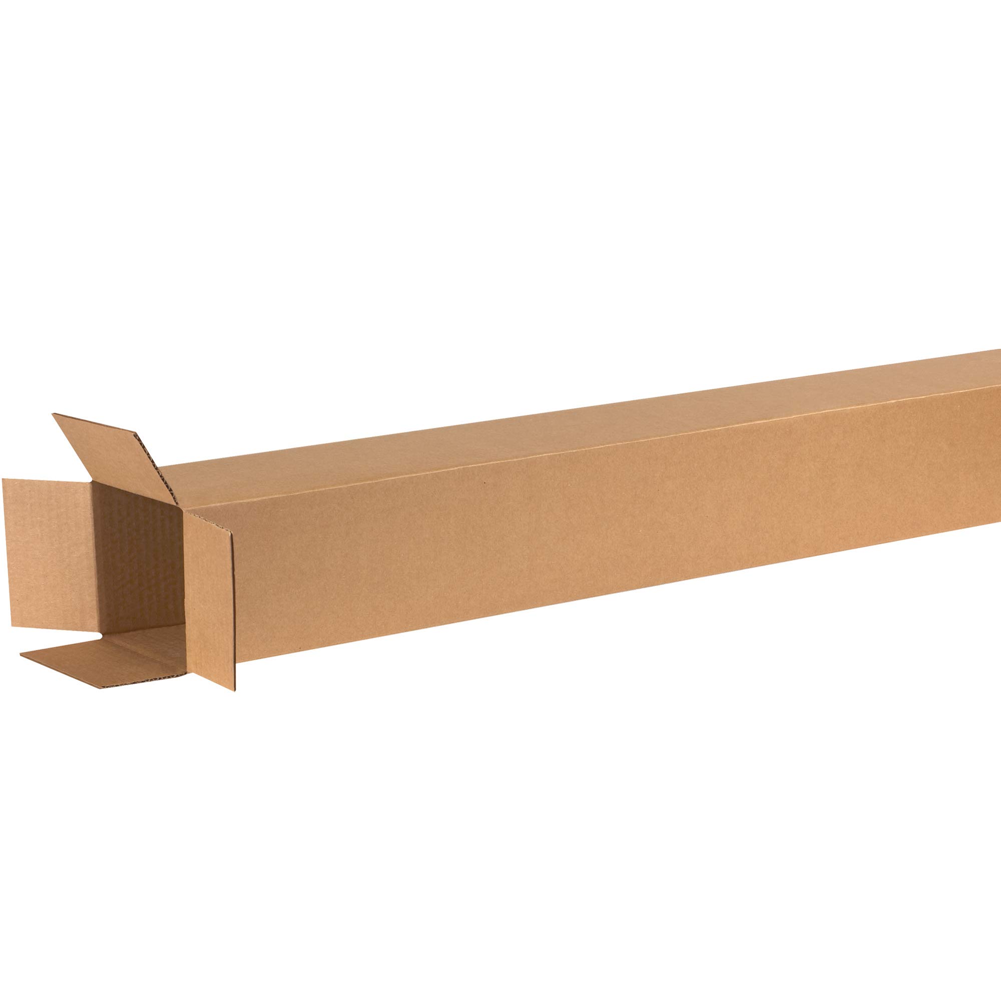 Choice Shipping Supplies 6x6x72 Inch Corrugated Cardboard Tall Boxes - Kraft Brown - Pack of 15 - Heavy Duty Shipping Boxes for Moving, Storage & Mailing | Perfect for Long Items, Furniture Protection & Business Shipments