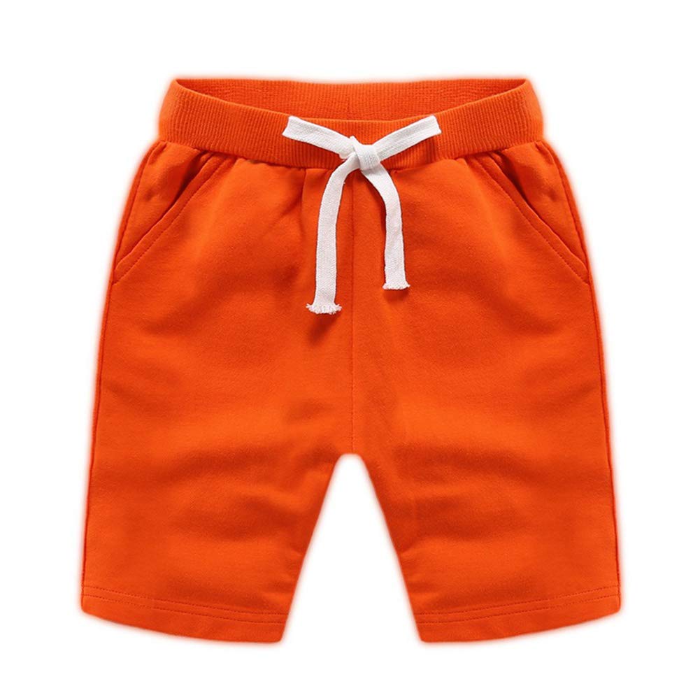 HAXICO Boys' Summer Cotton Shorts - Knee Length Sport Shorts for Toddlers & Kids - Soft & Breathable Harem Pants for Playtime, Outdoor Activities & Casual Wear