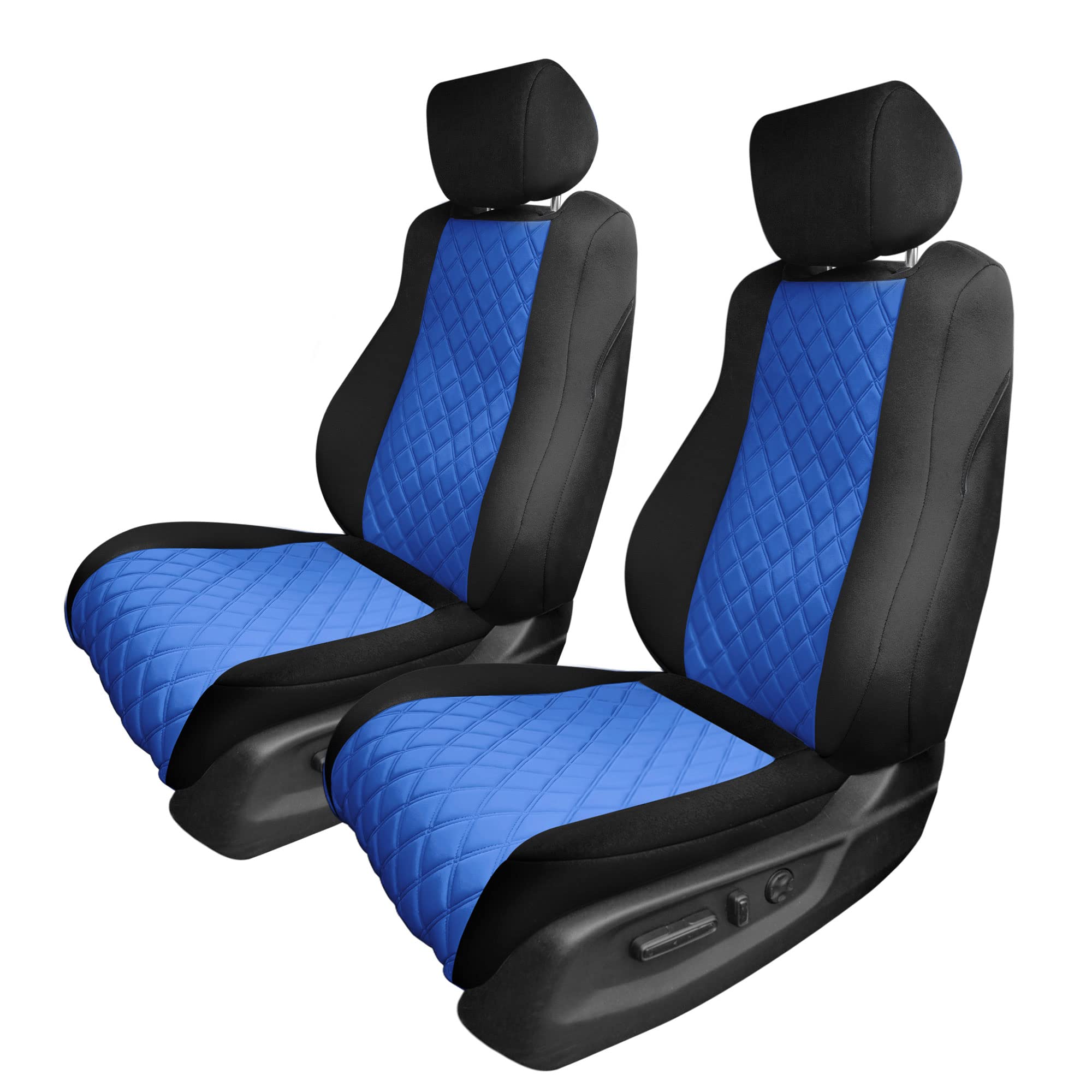 FH Group Custom Fit Seat Covers for 2018-2022 Honda Accord (Touring/Sport/SE/EX/EX-L) - Waterproof Neoprene Front Seat Covers Set in Blue | Durable Car Accessories for Protection & Style | Perfect for Daily Commute, Road Trips & Outdoor Adventures