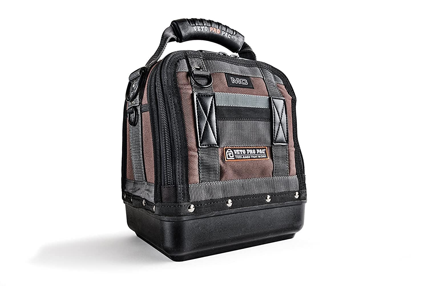 Veto Pro Pac MC Tool Bag (Original) - Durable & Organized Tool Storage for Electricians, Mechanics & Contractors - Perfect for Job Sites, Workshops & Home Garages