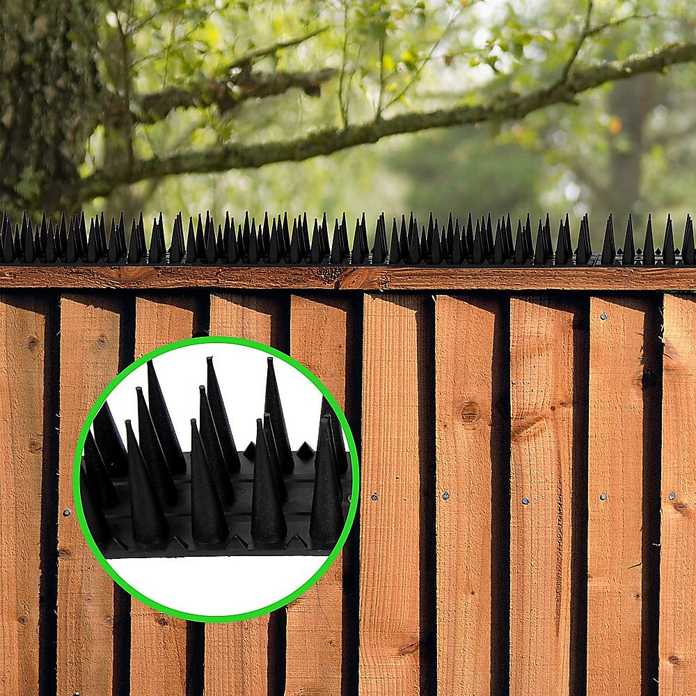 12 Pack Bird Spikes - Stainless Steel Anti-Pest Spikes for Birds, Cats, Possums & Rodents - Durable Outdoor Pest Deterrent for Roofs, Fences & Walls | Perfect for Home, Garden & Commercial Use