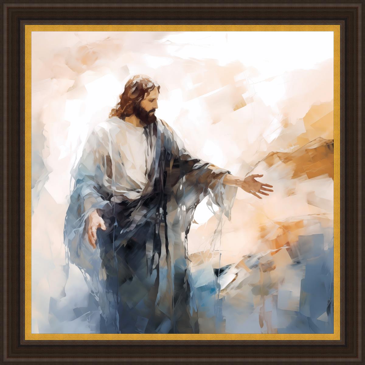 Come Unto Me Large Wall Art - Inspirational Christian Home Decor for Living Room, Bedroom & Office - Perfect for Gifts & Spiritual Spaces