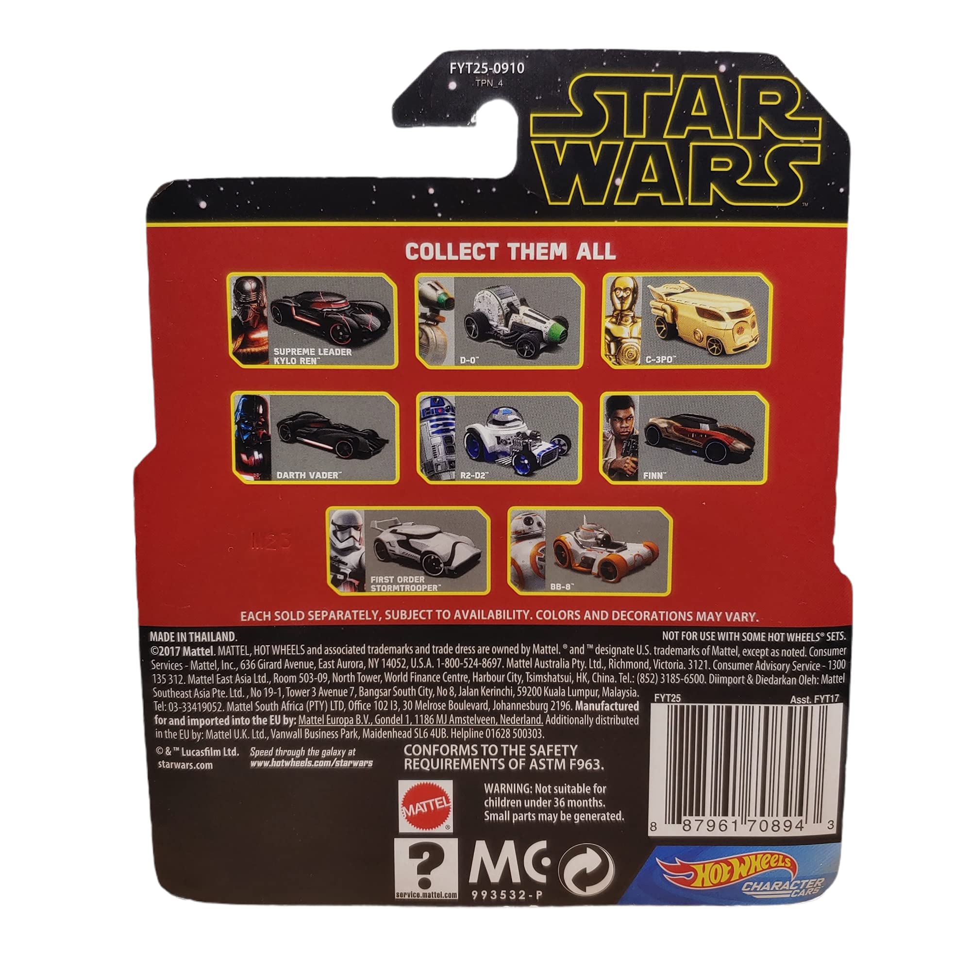 Mattel Disney Hot Wheels Star Wars Rey Die-Cast Car - 1:64 Scale Collectible Toy Vehicle for Kids & Adults | Perfect for Display, Gifts & Play Scenes