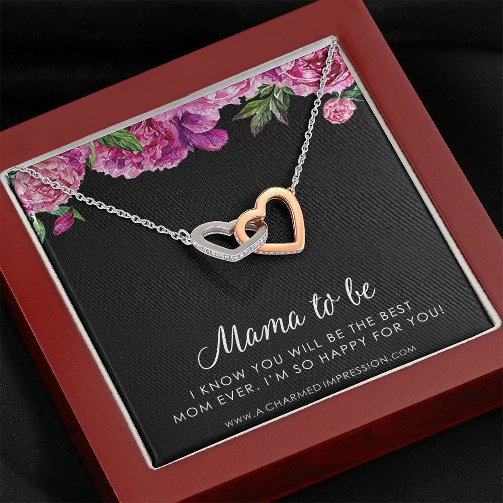 Charming New Mom Necklace - Heart Pendant Jewelry for Expecting Mothers, Baby Shower Gift, Adoption Present & Best Mom Ever Token | Perfect for Pregnancy Announcements, Mother's Day & Special Occasions