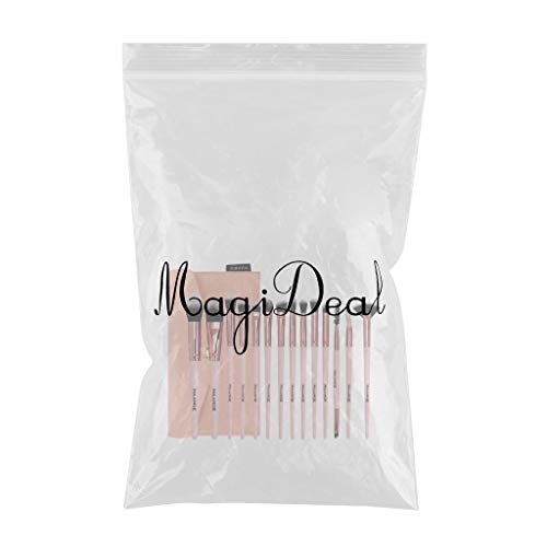 14-Piece Professional Makeup Brush Set - Powder, Foundation, Eyeshadow, Mascara & Blush Brushes in Pink | Perfect for Everyday Makeup, Contouring & Professional Beauty Looks