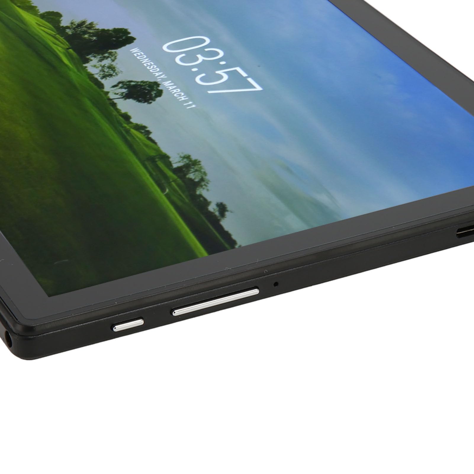 DAUZ 10.1 Inch Android Tablet with 6GB RAM 64GB Storage, 2MP Front Camera - Portable Black Tablet for Work, Study & Entertainment
