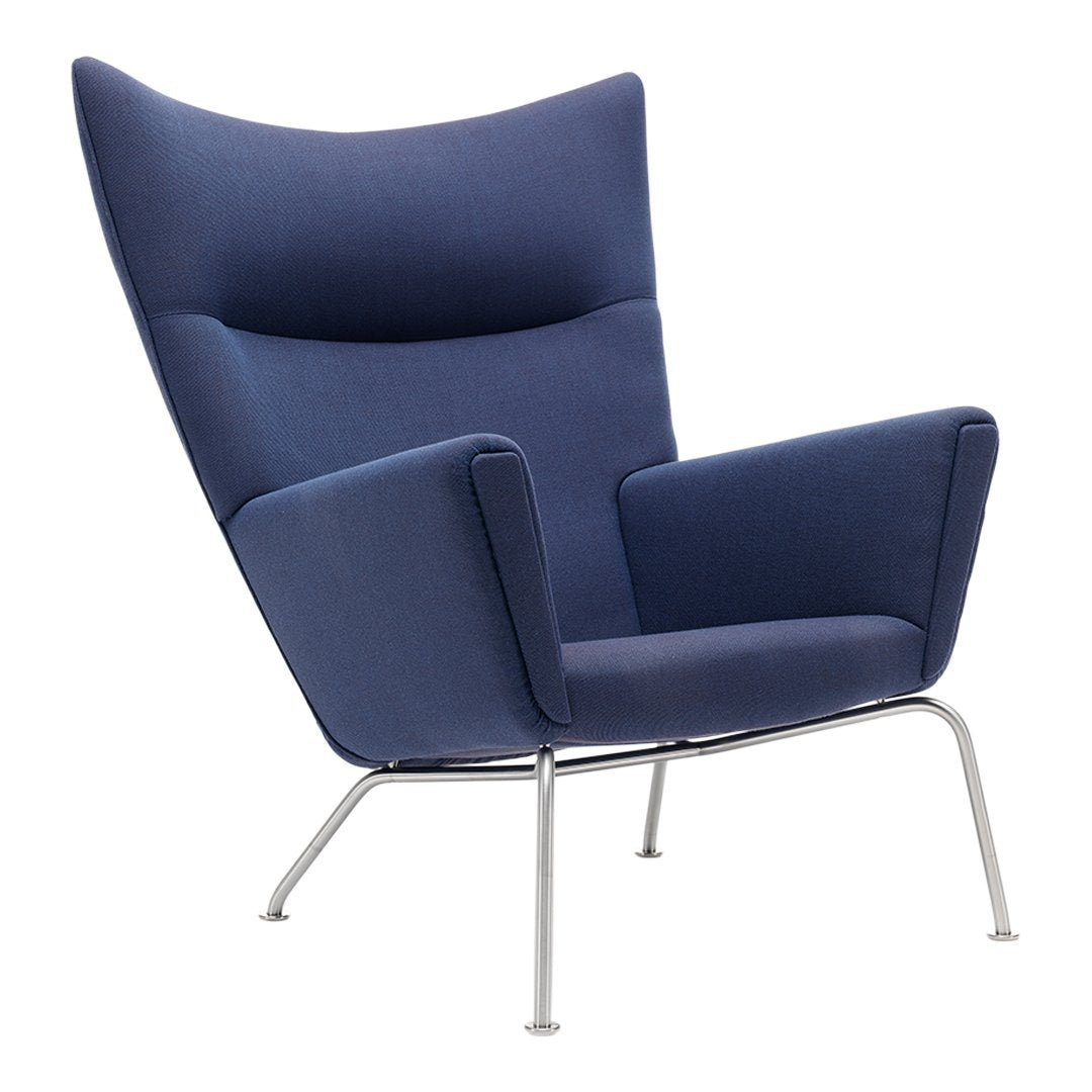 CH445 Wing Chair - Classic Comfortable Upholstered Accent Chair for Living Room, Bedroom & Office - Perfect for Reading, Relaxing & Home Decor