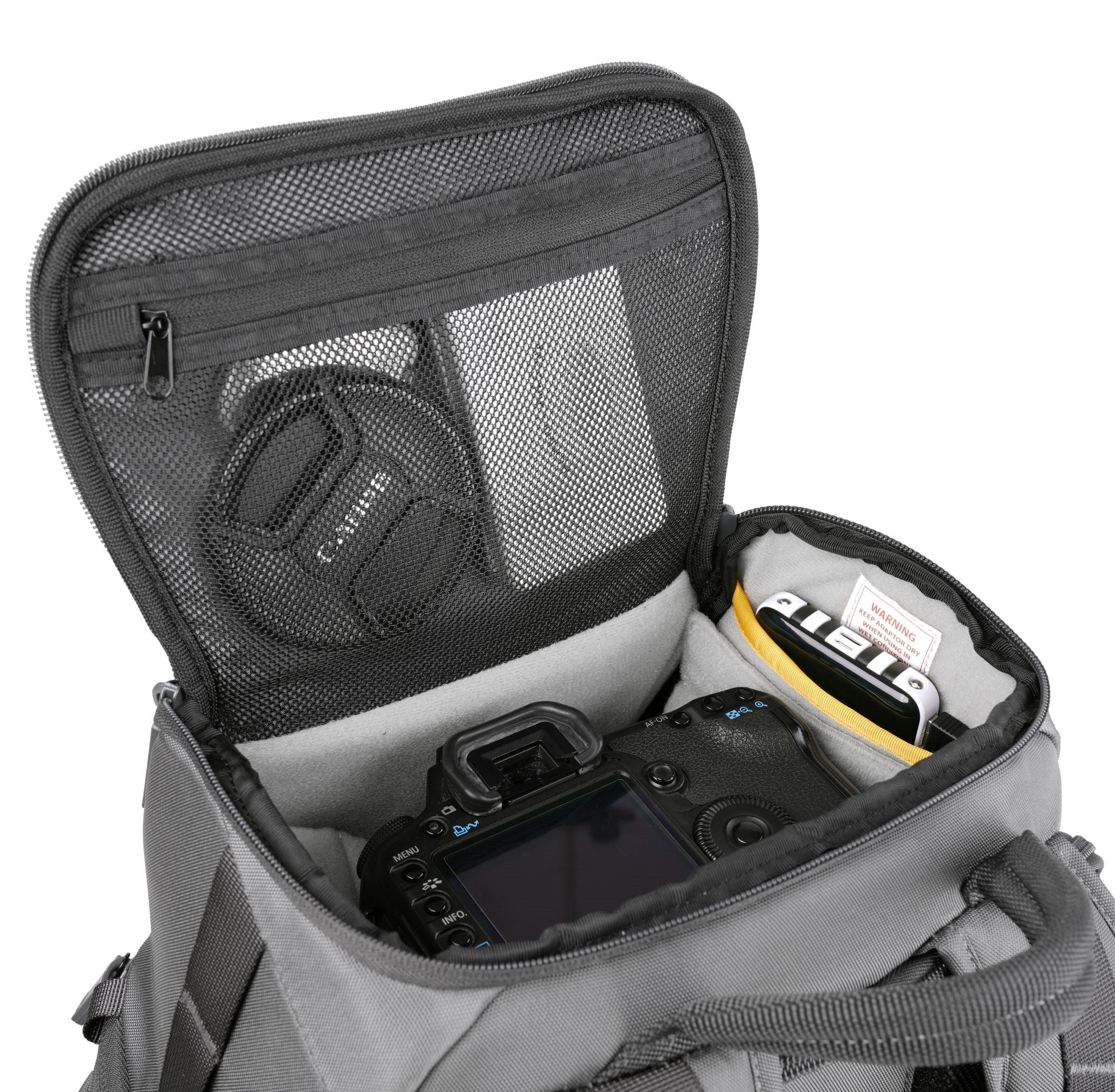 VEO R44 Black DSLR Camera Backpack with USB Charging Port & Rear Access - Perfect for Photography, Travel & Outdoor Adventures