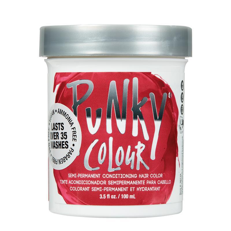Punky Colour Semi-Permanent Hair Dye - Cherry On Top (100ml) for Vibrant, Long-Lasting Color | Perfect for DIY Hair Coloring at Home & Special Occasions