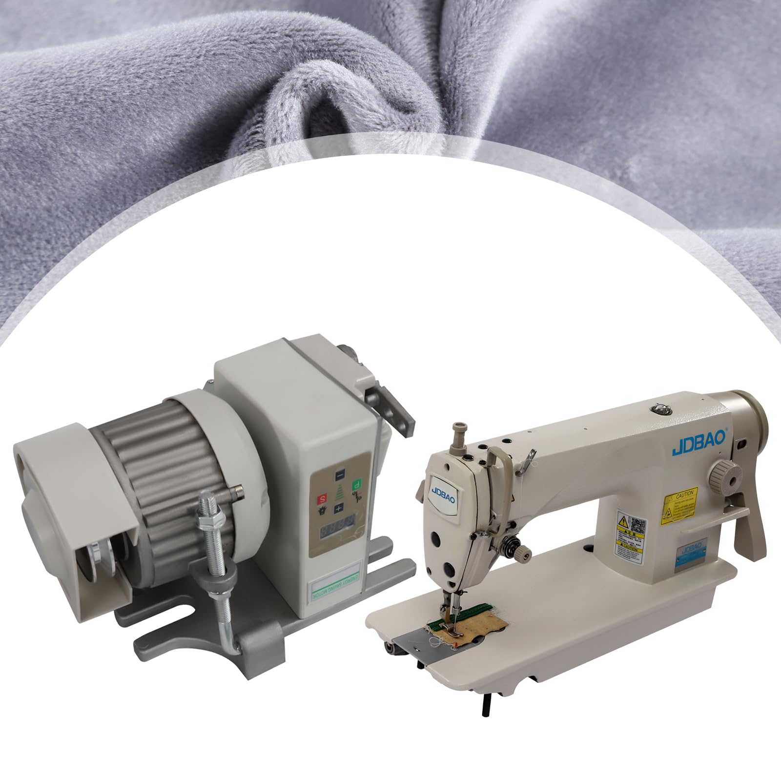550W Heavy Duty Industrial Sewing Machine for Upholstery & Commercial Use - Professional Tailoring Equipment for Tailors, Drapery Makers, Fashion Designers & Dry Cleaners (Table Stand Not Included) | Perfect for Leather, Canvas, Denim & Heavy Fabrics