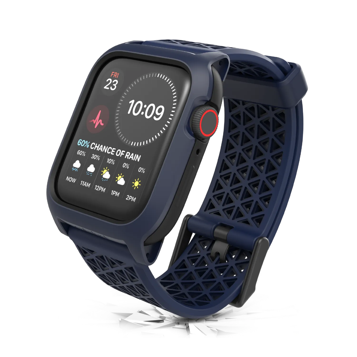 Rugged Protective Case with Band for Apple Watch Series 6/5/4/SE (44mm) - Durable Cover for Outdoor Sports & Active Lifestyle