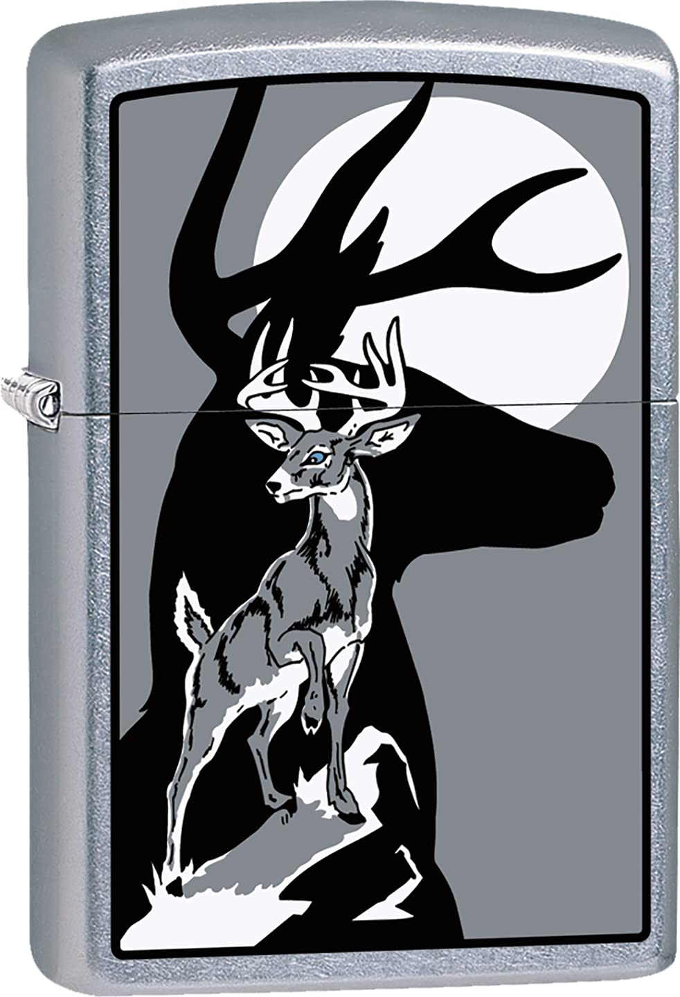 Zippo Windproof Lighter - Moonlight Deer for Outdoor & Camping
