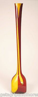 Hand Blown LG Vase Studio Art Glass - 30.5