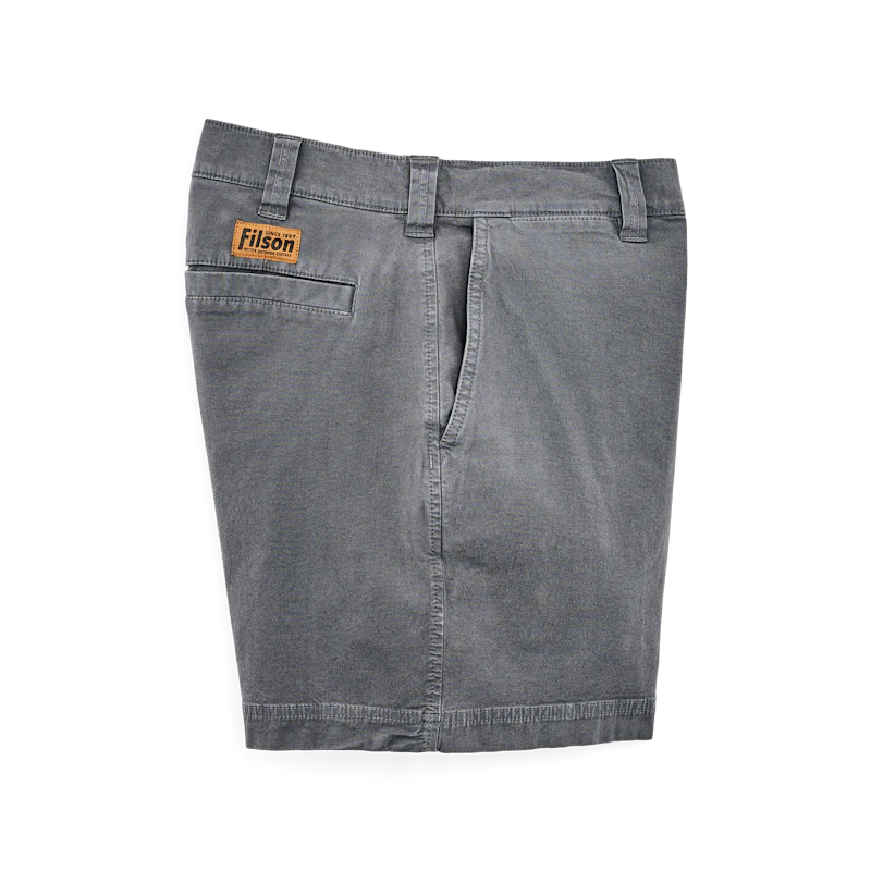 Filson Granite Mountain 6 Shorts - Durable Outdoor Shorts for Men in Gray | Perfect for Hiking, Camping & Casual Wear