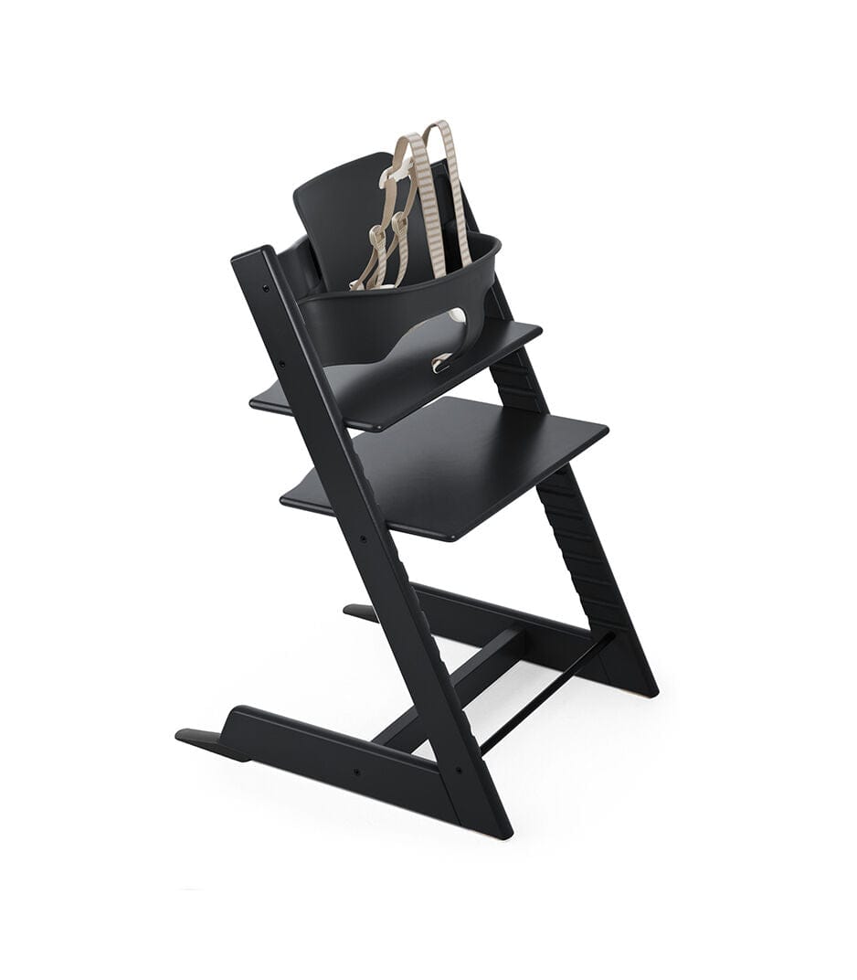 Stokke Tripp Trapp High Chair - Adjustable Baby & Toddler Wooden Chair with Safety Harness - Perfect for Dining, Feeding & Learning at Home