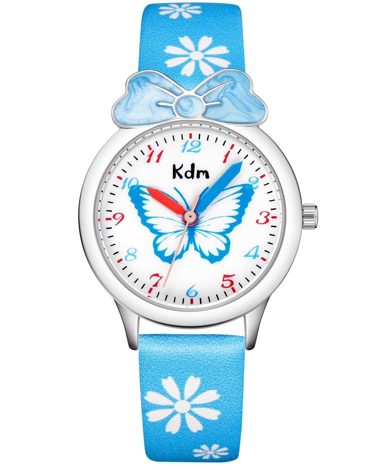 **CIVO Waterproof Kids Watches for Girls & Boys Ages 5-7 - Analog Quartz Learning Time Watch with Luminous Hands & Leather Strap - Perfect for School, Playtime & Outdoor Activities**