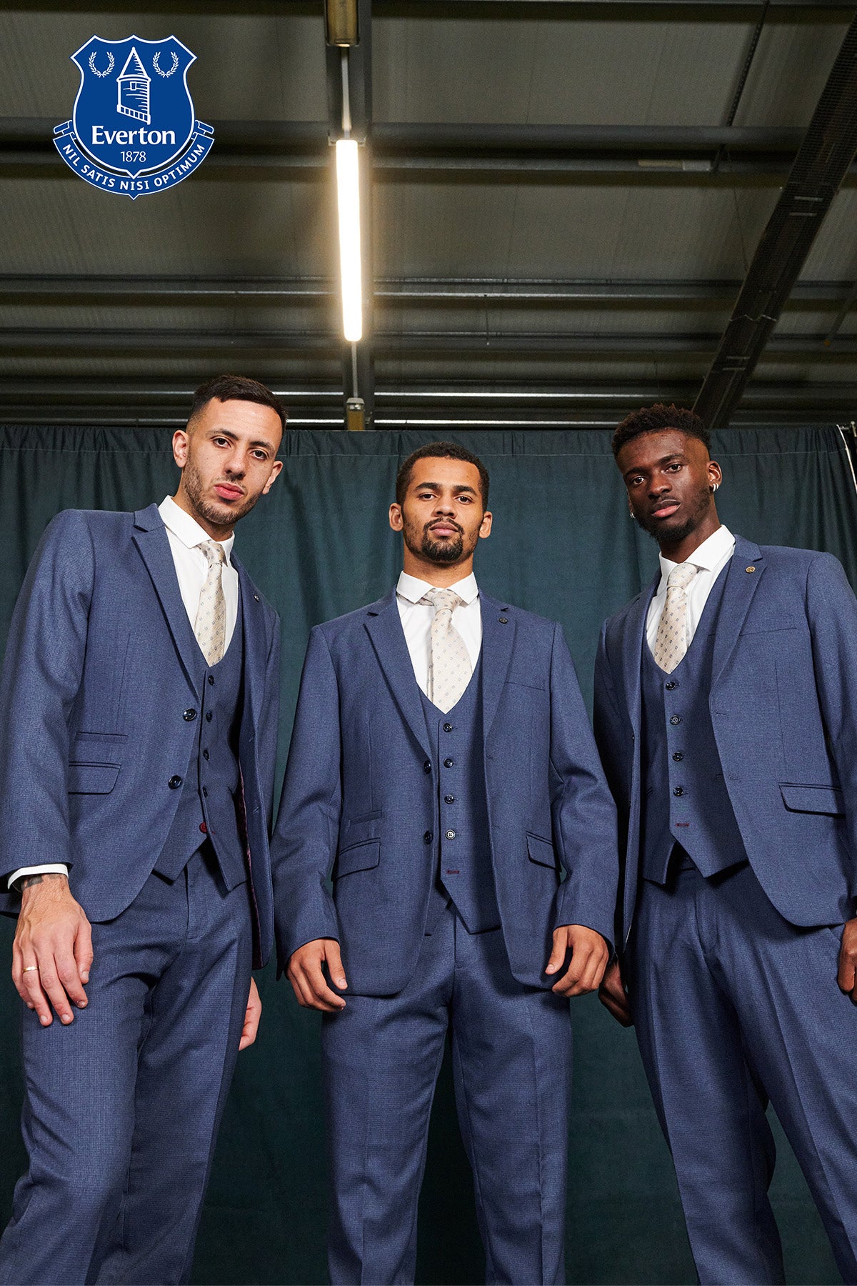 Everton Collection | ASHLEY Navy Blue 3-Piece Suit for Men - Perfect for Weddings, Business Meetings & Formal Events
