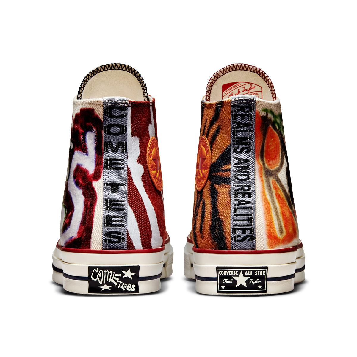 Chuck 70 'Realms and Realities' Vintage High Top Sneakers - Unisex Canvas Shoes for Men & Women | Perfect for Casual Wear, Street Style & Skateboarding