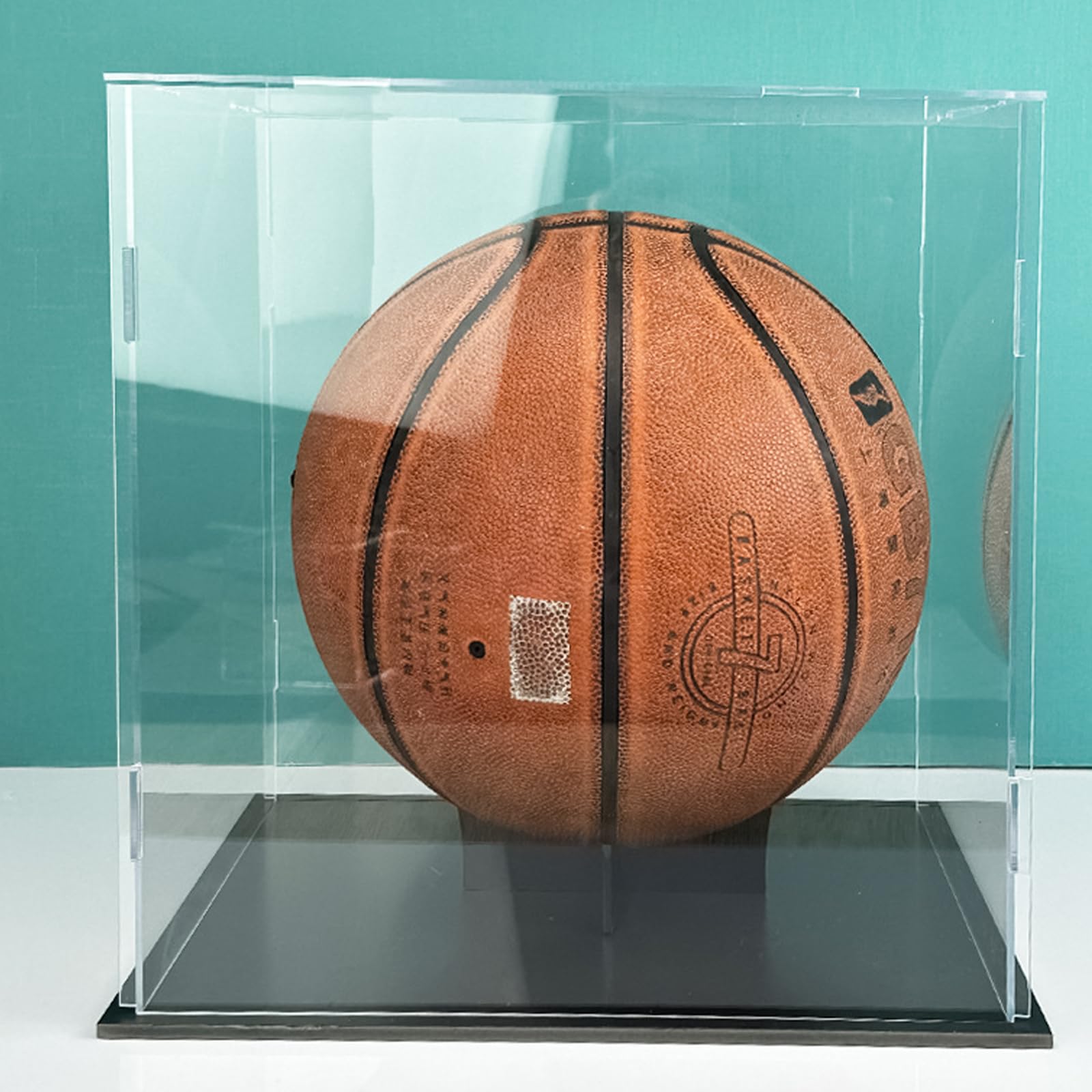 Acrylic Basketball Display Case - Clear Basketball Holder Box for Collectibles & Memorabilia | Perfect for Sports Fans, Home Decor, and Trophy Showcase