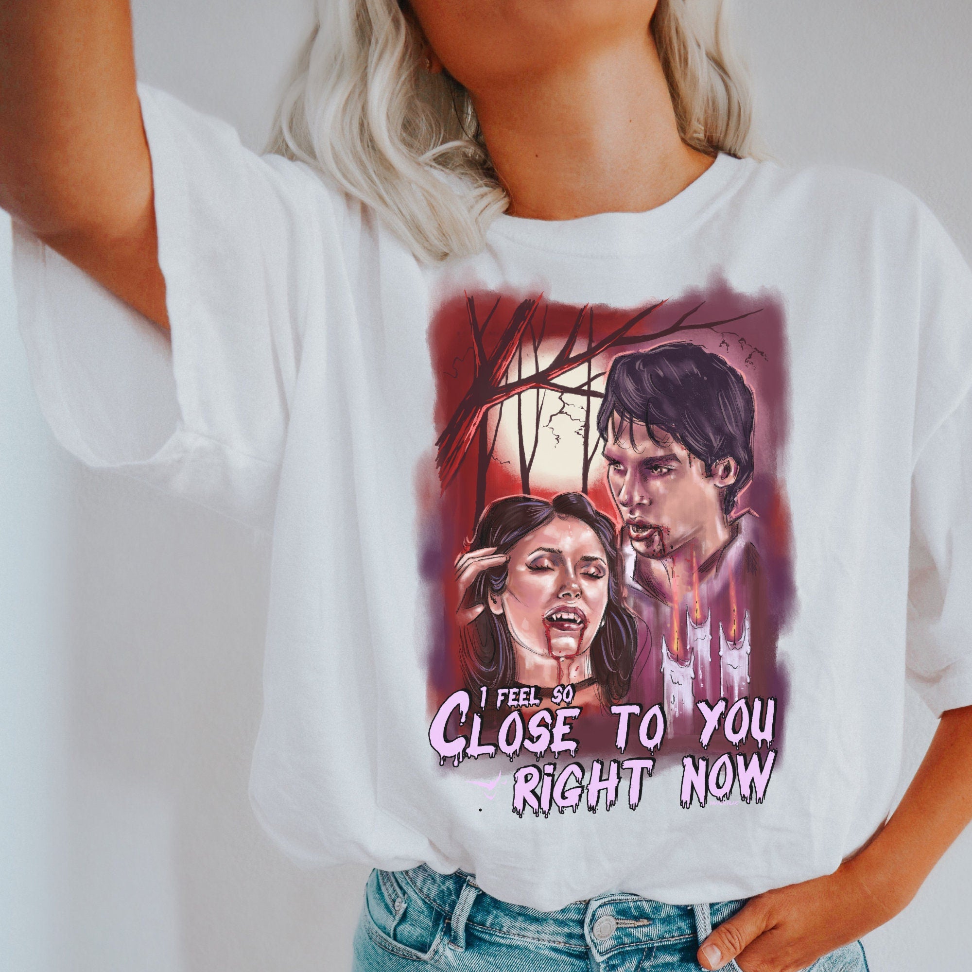 Team Delena Shirt | The Vampire Diaries Damon Salvatore T-Shirt | TVD Merch & Fan Gift | Salvatore Brothers Apparel | Perfect for Cosplay, Halloween & Vampire Diaries Fans
