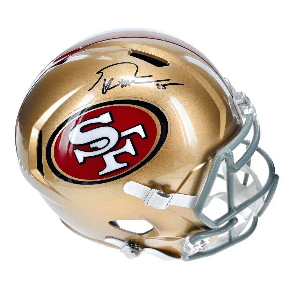 George Kittle Autographed San Francisco 49ers Full Size Speed Helmet - BAS Certified Signed Football Collectible for Fans, Display & Memorabilia Collection