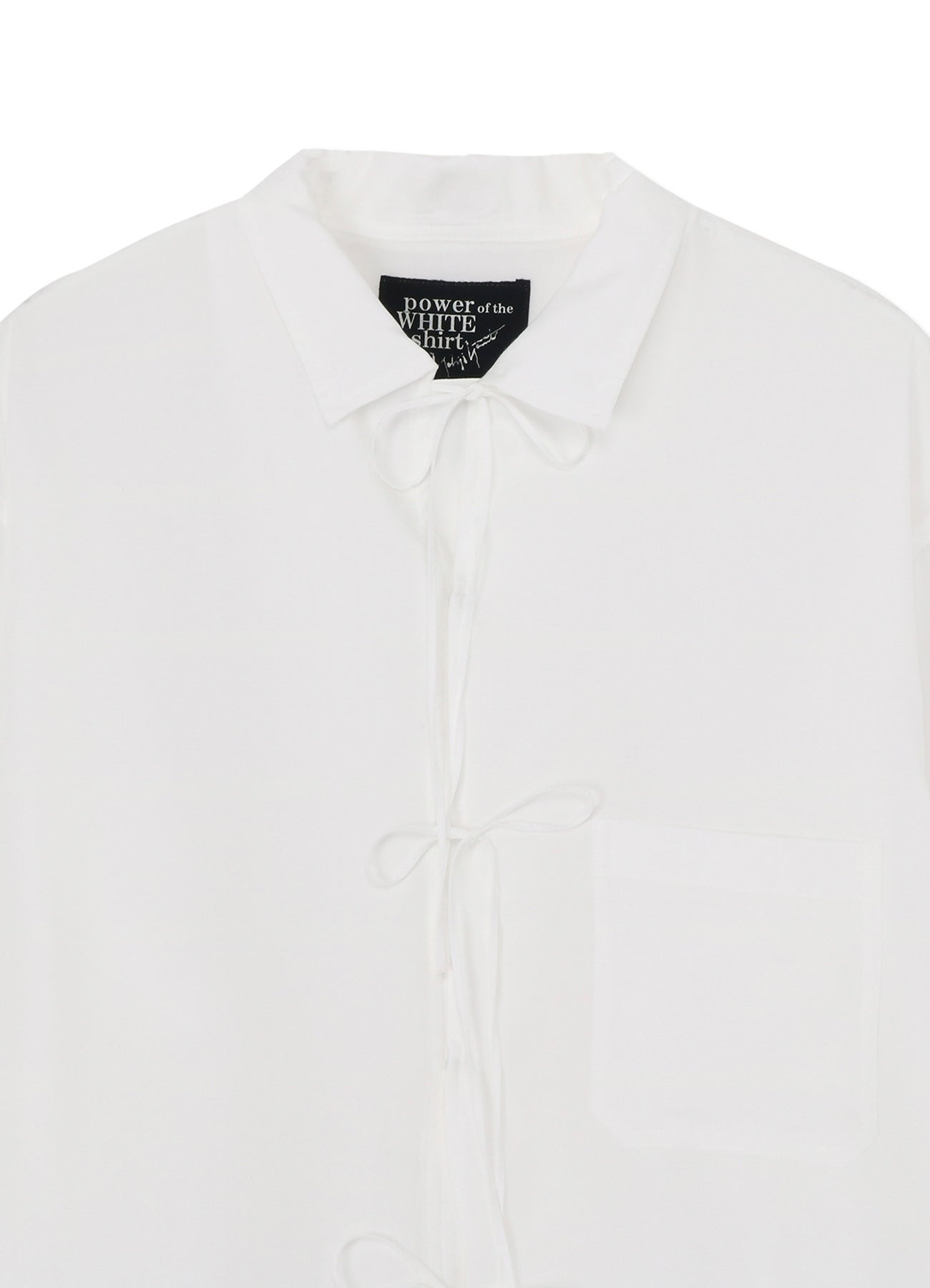 Breathable Cellulose Lawn Open Collar Ribbon Shirt for Women - Summer Casual & Office Wear