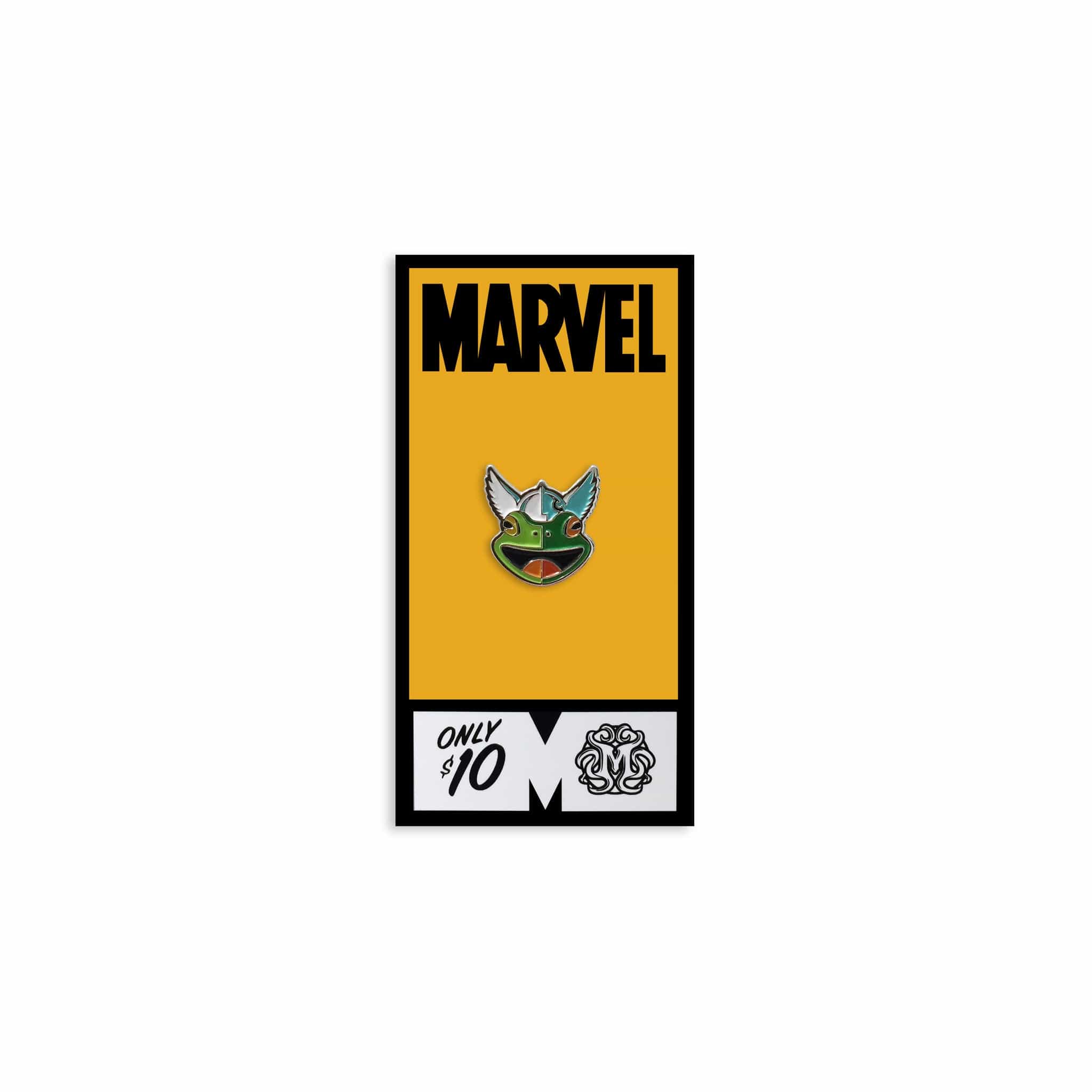 Frog Thor Enamel Pin - Norse Mythology Viking Frog Brooch - Cute Animal Lapel Pin for Backpacks, Jackets & Hats - Unique Collectible Gift for Marvel Fans & Norse Mythology Lovers