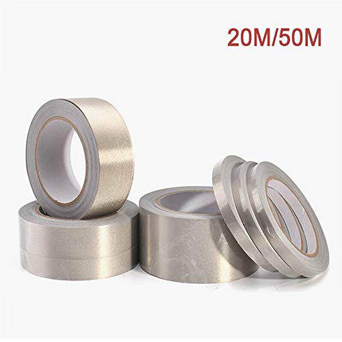 Conductive Fabric Adhesive Tape - 10mm x 50M EMI Shielding Tape for Laptop, Cable, LCD, Mobile Phone Repair - Ideal for Electronics, EMI Protection & Wire Management