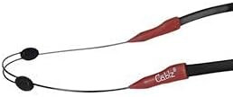 Cablz Zipz Sunglass Retainer - Adjustable Eyewear Strap for Sports & Outdoor Activities - Red/White/Black (14