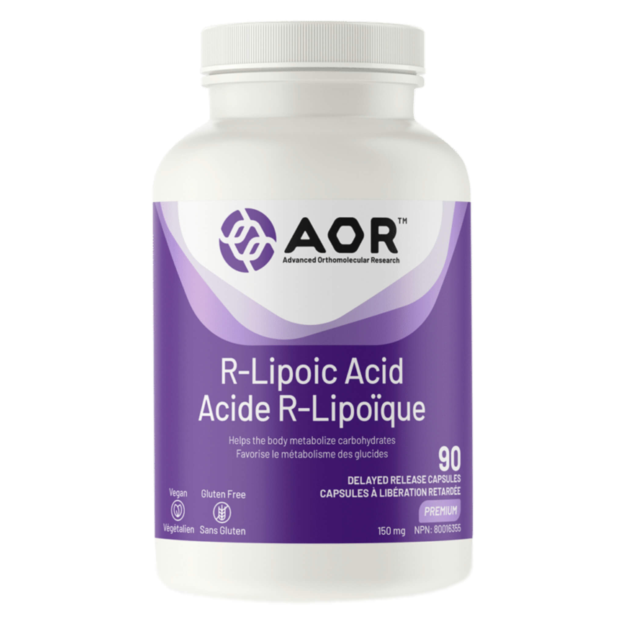 R(+) Lipoic Acid 150mg Supplement - Premium Antioxidant Support for Energy, Nerve Health & Blood Sugar Balance | Ideal for Diabetics, Athletes & Anti-Aging