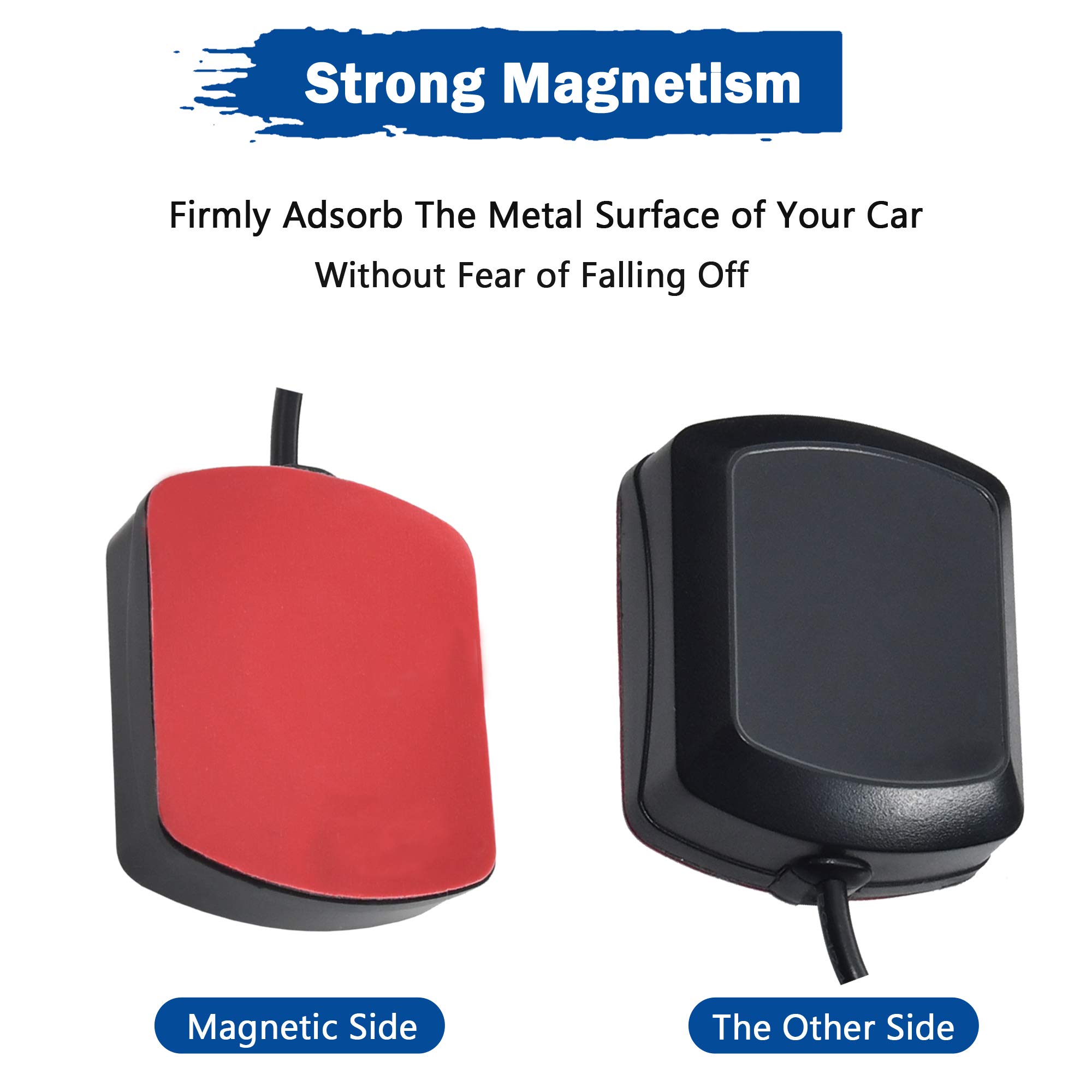 Anina 4 Ft Sirius XM Satellite Radio Antenna - Magnetic Base Compatible with XM Sirius Receivers (Lynx Edge, MiRGE, XMp3, Inno, AirWare, XMp3i, Xpress, Onyx, XR9) - GPS & Home/Car Use for Clear Signal Reception