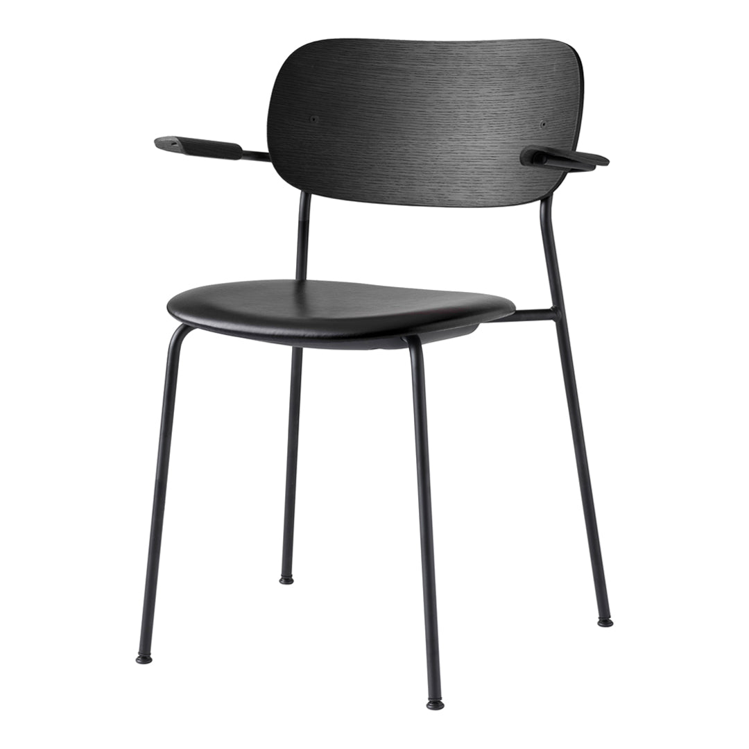 Modern Upholstered Dining Chair with Armrests - Comfortable & Stylish Seating for Kitchen, Dining Room, and Home Office