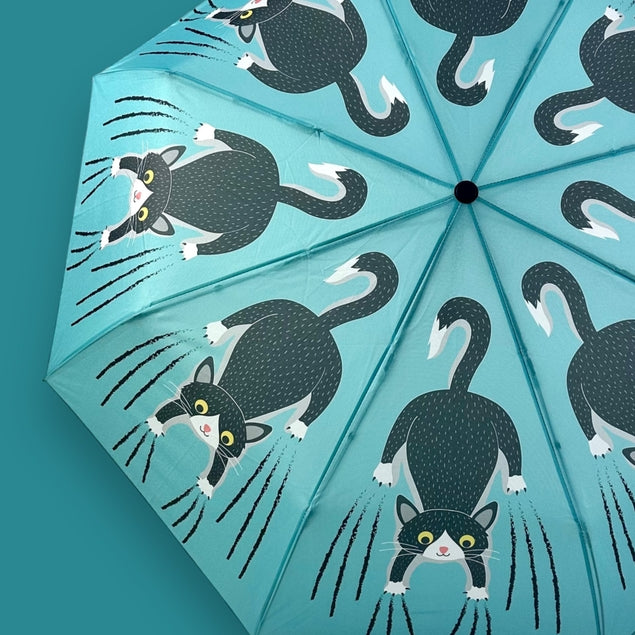 Durable Cat Scratch Umbrella - Waterproof & Stylish Pet Umbrella for Rainy Days - Perfect for Walking Your Cat in the Rain