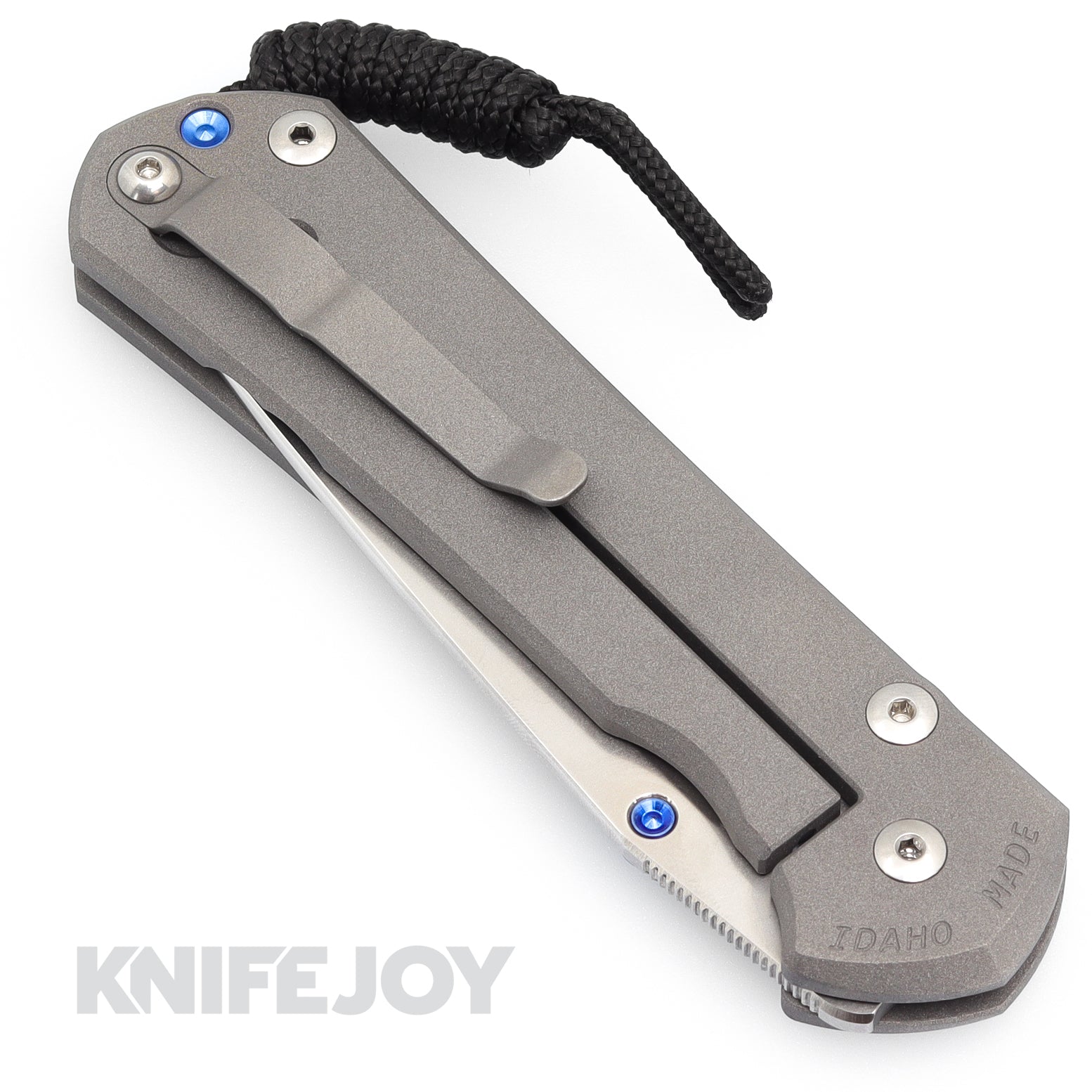 Chris Reeve Knives Large Sebenza 31 Tanto Blade - Plain Titanium Handles - Premium EDC Folding Knife for Outdoor, Camping & Survival Gear