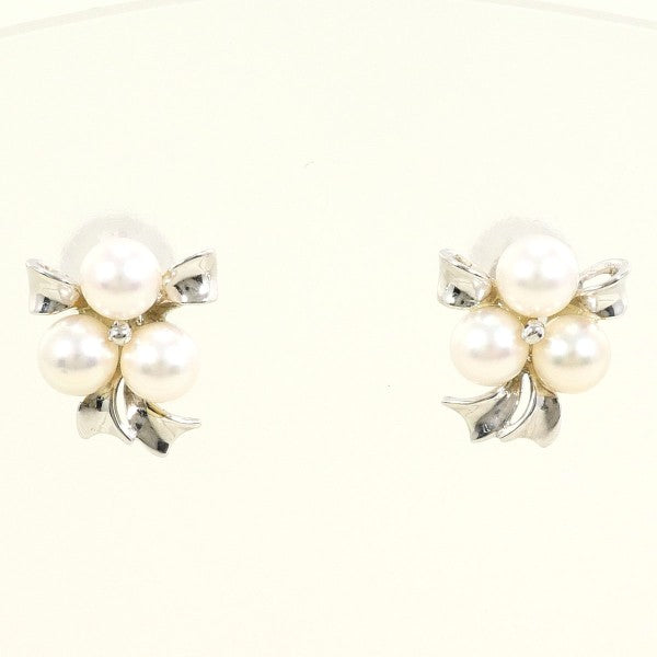18K White Gold Pearl Earrings for Women - Elegant Pearl Jewelry for Wedding, Party & Special Occasions