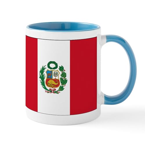 White/Blue Inside - Peru Flag Mug