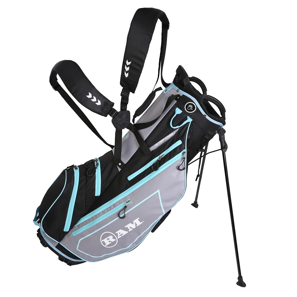 Ram Golf Ladies FX Lightweight Golf Stand Carry Bag - Perfect for Women's Golf Outings & Practice Sessions