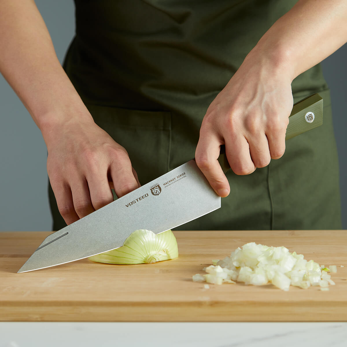 Premium 8-Inch Chef's Knife - Professional Kitchen Knife for Cooking, Slicing & Dicing - Ergonomic Handle & Sharp Stainless Steel Blade - Perfect for Home Chefs & Culinary Enthusiasts - Ideal for Meal Prep, Vegetables & Meat Cutting