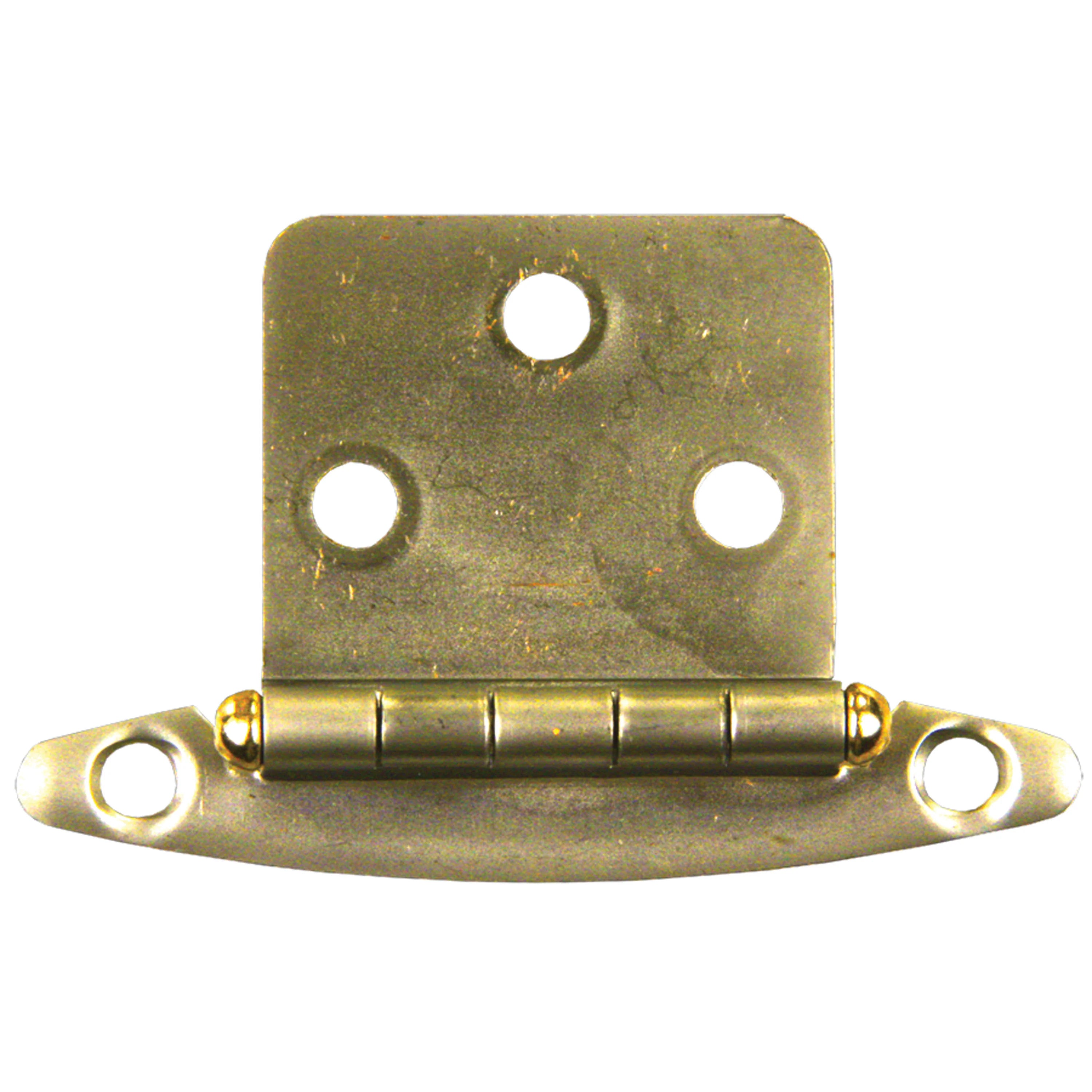 JR Products 70615 Flush Mount Hinge - Free Swing Heavy Duty Stainless Steel Door Hinge for RV, Marine, Cabinets & Furniture Installation