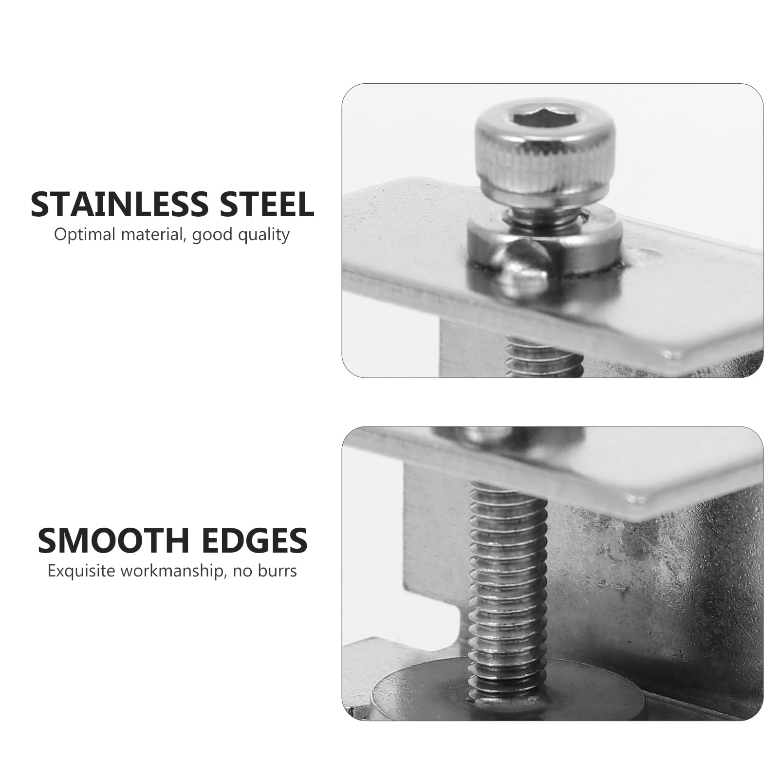 iplusmile 3D Printer Heat Bed Clips - 4pcs Adjustable Bed Clamps for Secure Fixation - Compatible with Most 3D Printers - Perfect for ABS/PLA Printing & DIY Projects