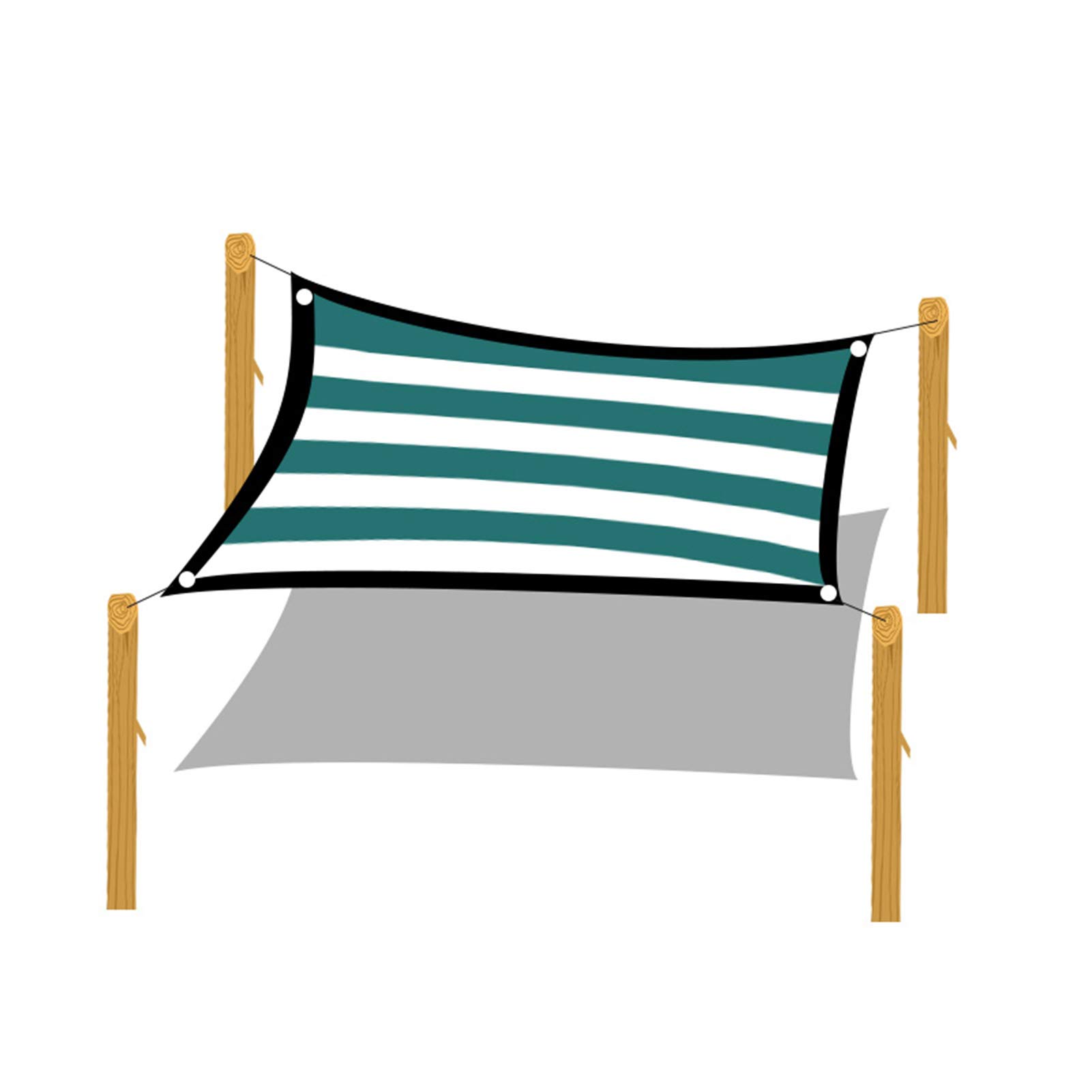JKGHK 90% Sunblock Shade Cloth with Reinforced Taped Edges & Grommets - UV Protection Mesh Tarp for Outdoor, Balcony, Garden, Courtyard & Patio Shade Solutions | Perfect for Sun Protection, Plant Growth & Outdoor Relaxation