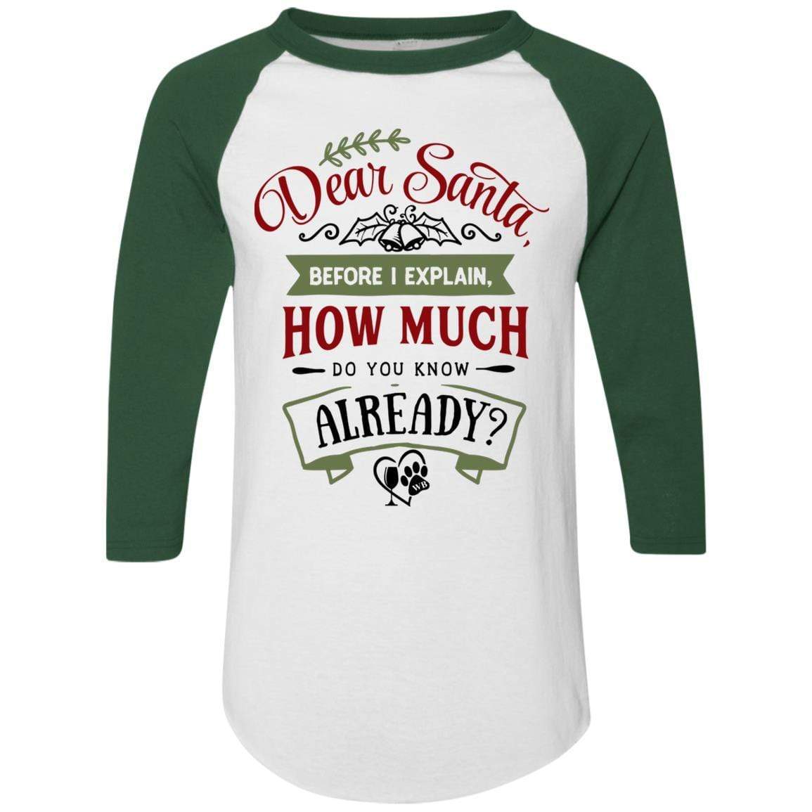 WineyBitches.Co Colorblock Raglan Jersey T-Shirt - Women's Fashion Casual Tee for Outfits, Lounge & Streetwear