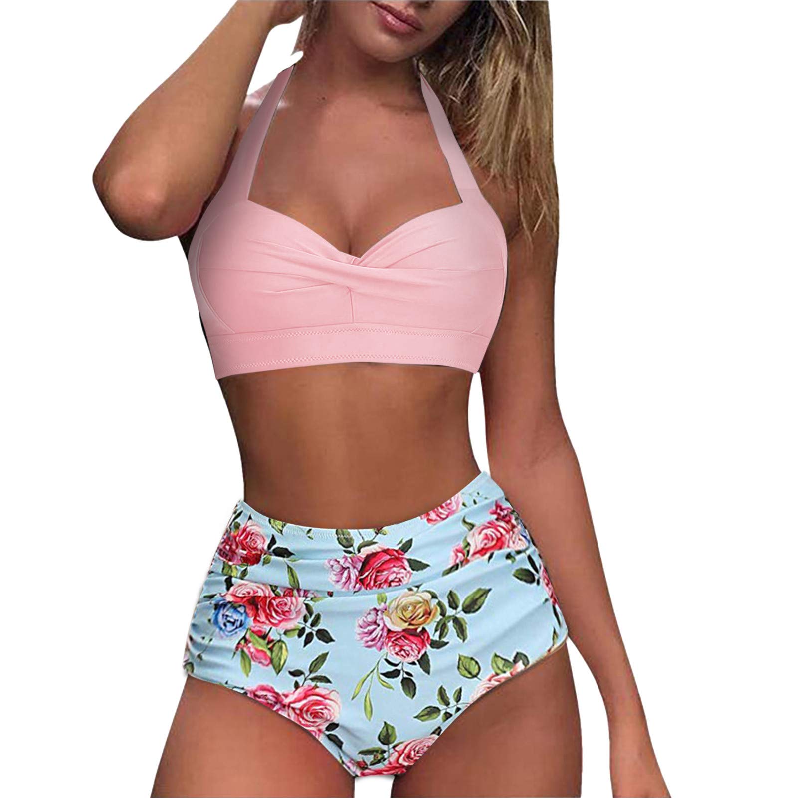 Vintage Retro Bikini Set for Women - Beach & Pool Swimwear