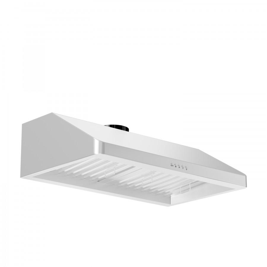 ZLINE 623 Stainless Steel Ducted Under Cabinet Range Hood - Powerful 900 CFM Ventilation for Kitchen, Perfect for Gas Stoves & Cooking Areas