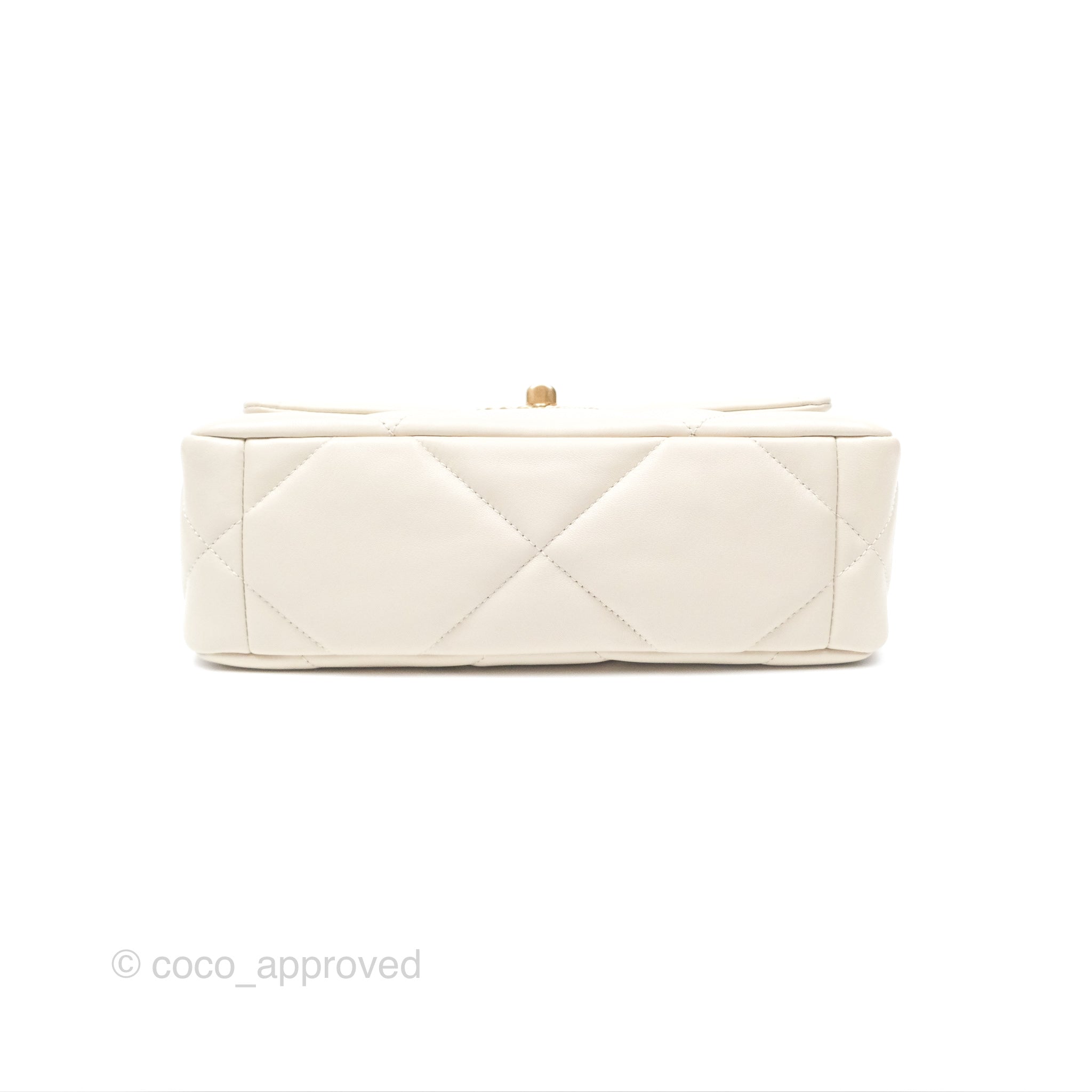 Chanel 19 Small Handbag in Ivory with Mixed Hardware - Luxury Designer Crossbody Bag for Women, Perfect for Date Night & Special Occasions